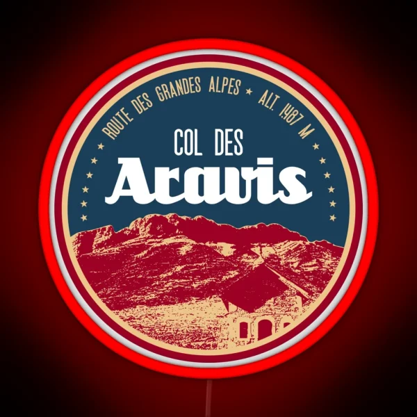 Col Des Aravis Led Led Route Des Grandes Alpes RGB Neon Sign