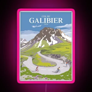 COL DU GALIBIER RGB Neon Sign