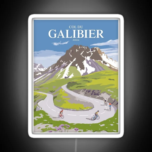 COL DU GALIBIER RGB Neon Sign