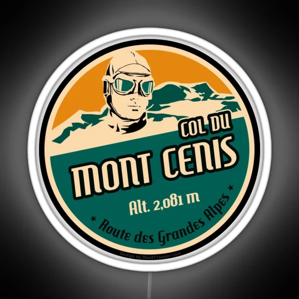 Col Du Mont Cenis 01 Led Led Route Des Grandes Alpes RGB Neon Sign