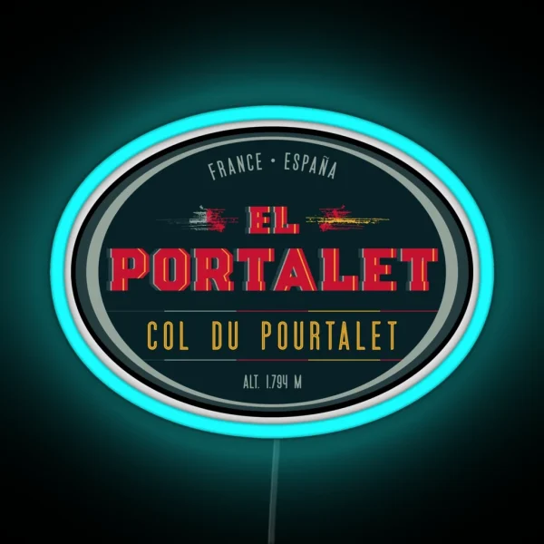 Col Du Pourtalet Led Led Route Des Cols RGB Neon Sign