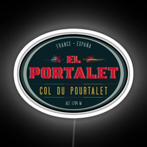 Col Du Pourtalet Led Led Route Des Cols RGB Neon Sign