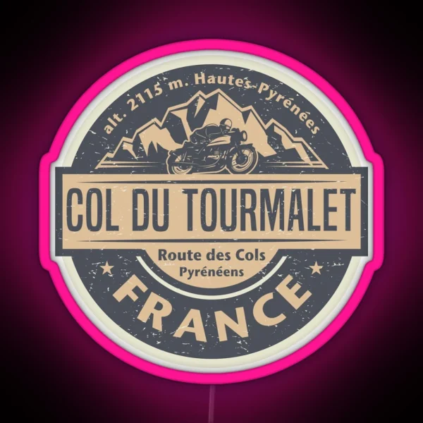 Col Du Tourmalet France RGB Neon Sign