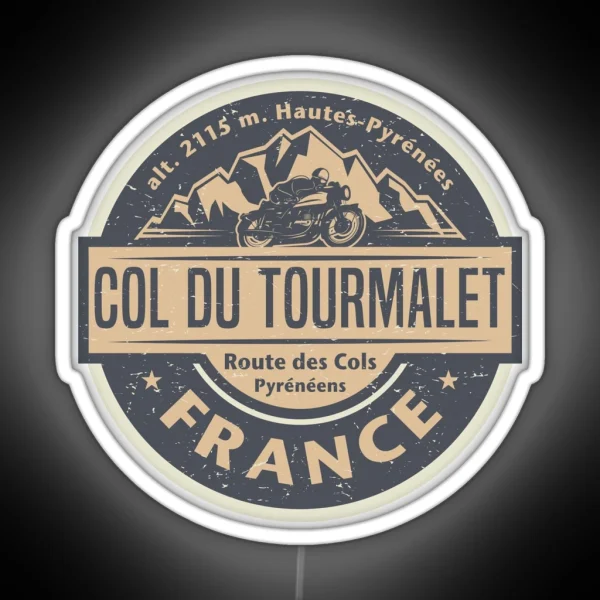 Col Du Tourmalet France RGB Neon Sign