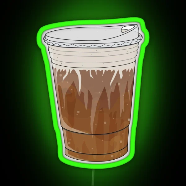 Cold Brew Coffee RGB Neon Sign