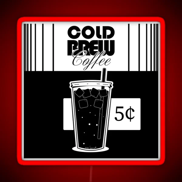Cold Brew Coffee RGB Neon Sign