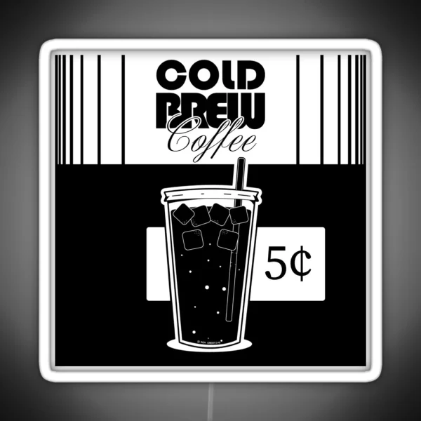 Cold Brew Coffee RGB Neon Sign