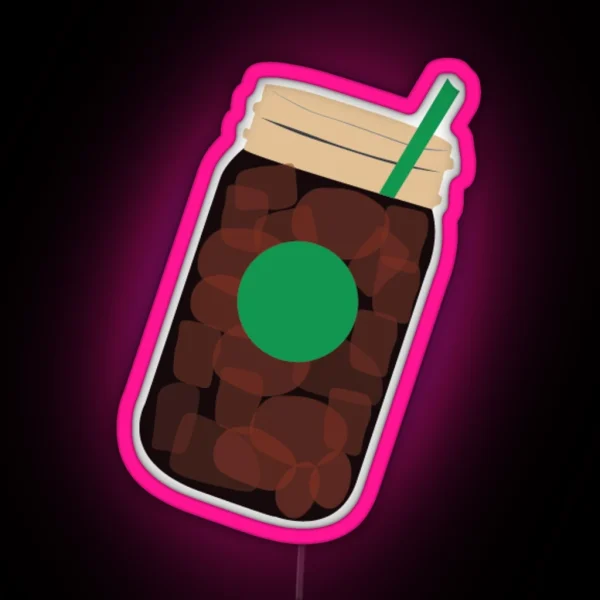 Cold Brew Coffee RGB Neon Sign