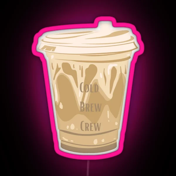 Cold Brew Crew RGB Neon Sign