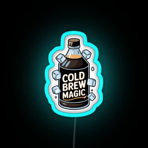 Cold Brew Magic RGB Neon Sign