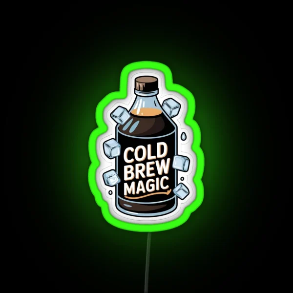 Cold Brew Magic RGB Neon Sign