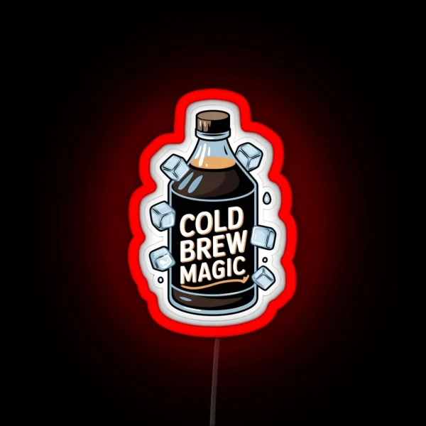 Cold Brew Magic RGB Neon Sign