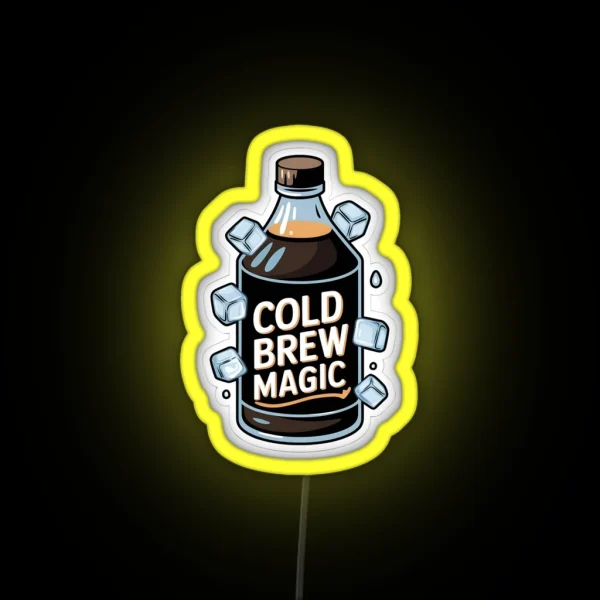 Cold Brew Magic RGB Neon Sign