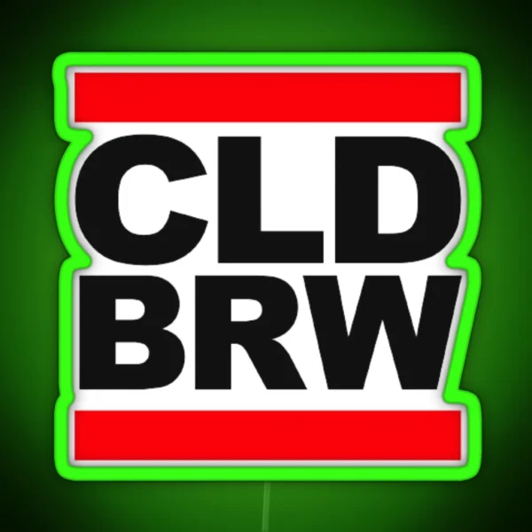 Cold Brew Old School RGB Neon Sign