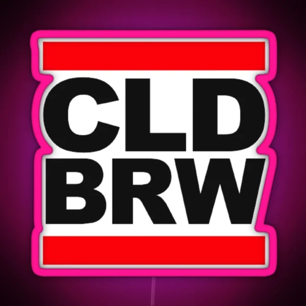 Cold Brew Old School RGB Neon Sign