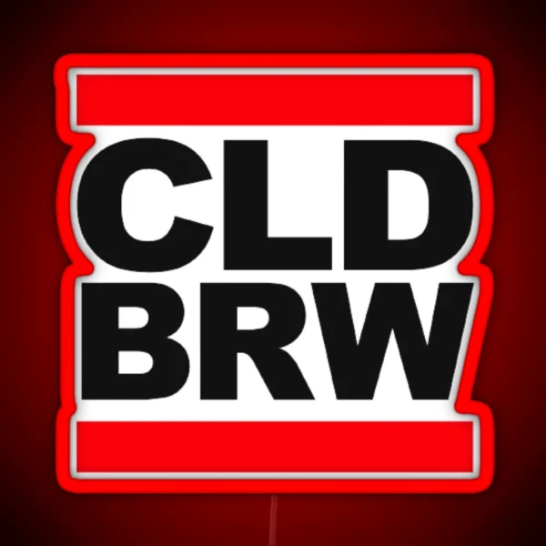 Cold Brew Old School RGB Neon Sign