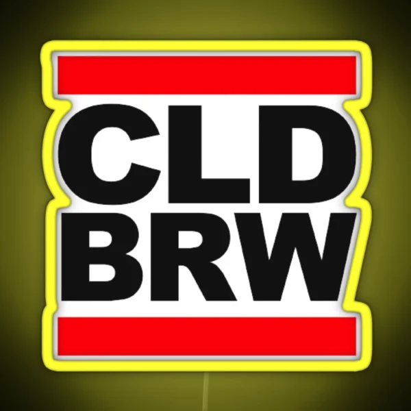 Cold Brew Old School RGB Neon Sign