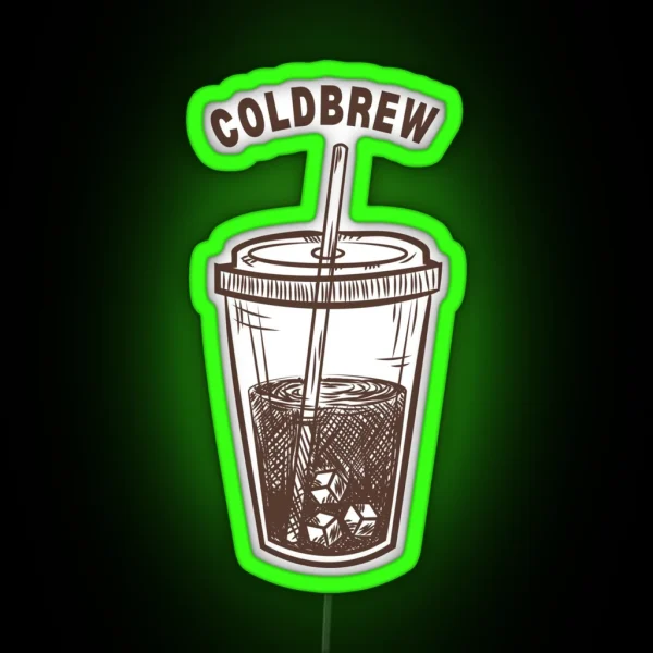 Cold Brew RGB Neon Sign