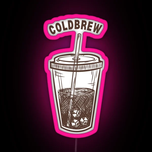 Cold Brew RGB Neon Sign