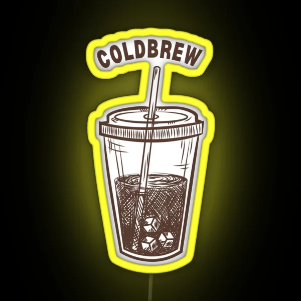 Cold Brew RGB Neon Sign