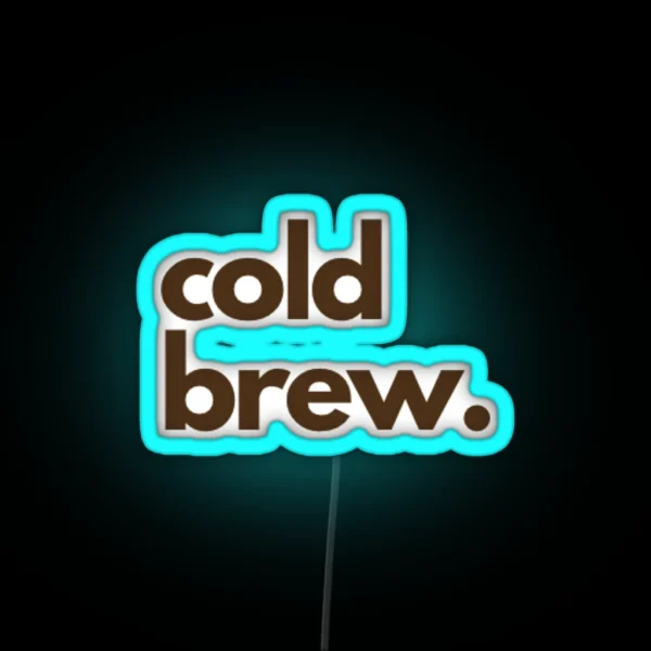 Cold Brew RGB Neon Sign