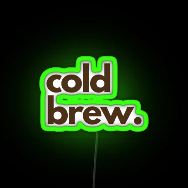 Cold Brew RGB Neon Sign