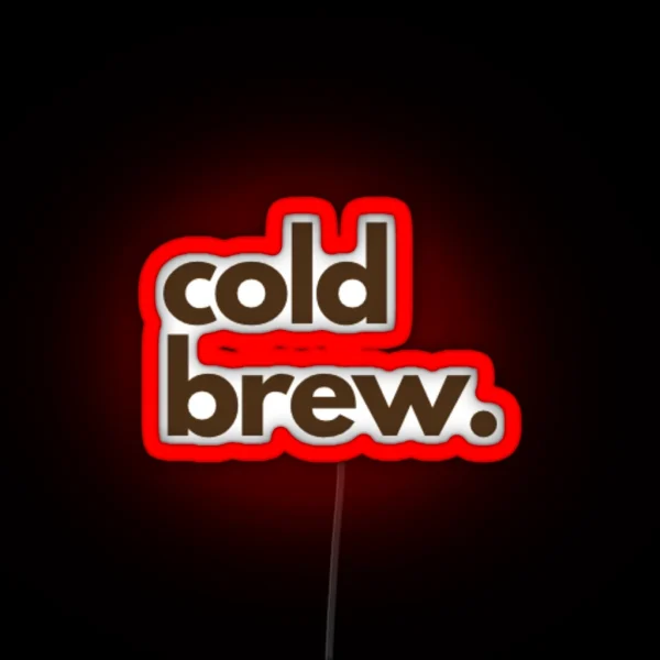 Cold Brew RGB Neon Sign