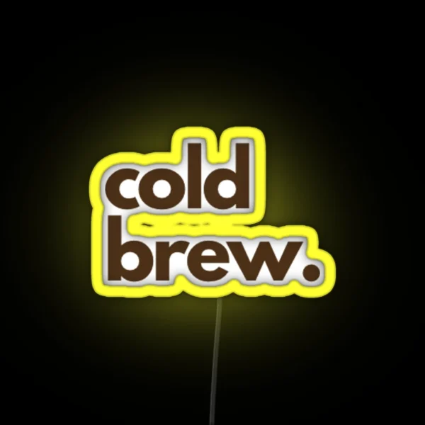 Cold Brew RGB Neon Sign