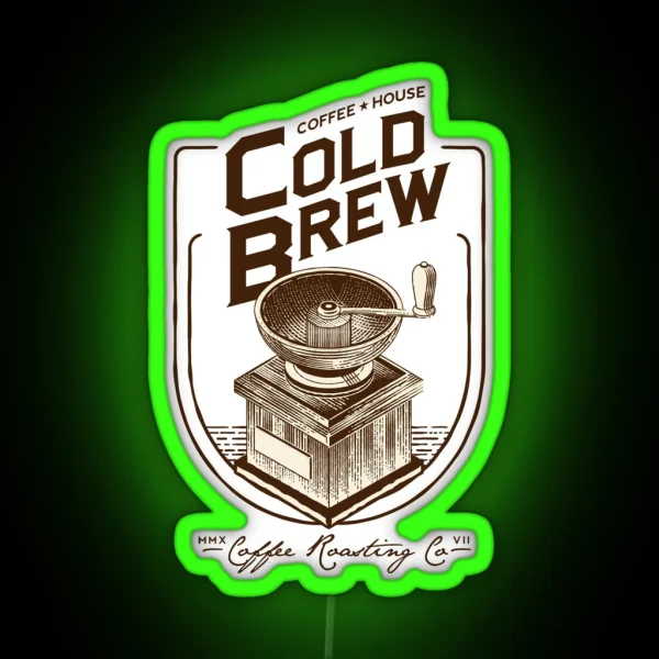 COLD BREW RGB Neon Sign