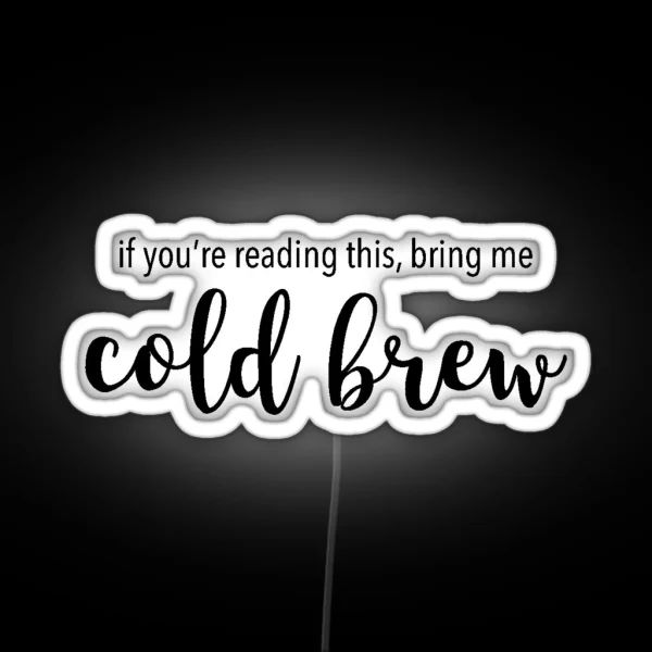 Cold Brew RGB Neon Sign