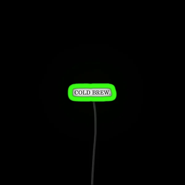 COLD BREW RGB Neon Sign