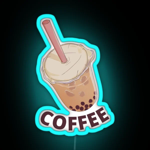 Cold Coffee Mug RGB Neon Sign