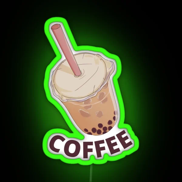 Cold Coffee Mug RGB Neon Sign