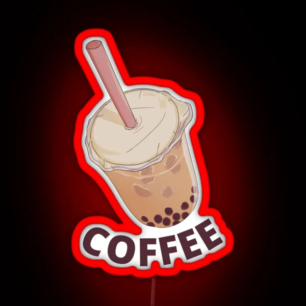 Cold Coffee Mug RGB Neon Sign