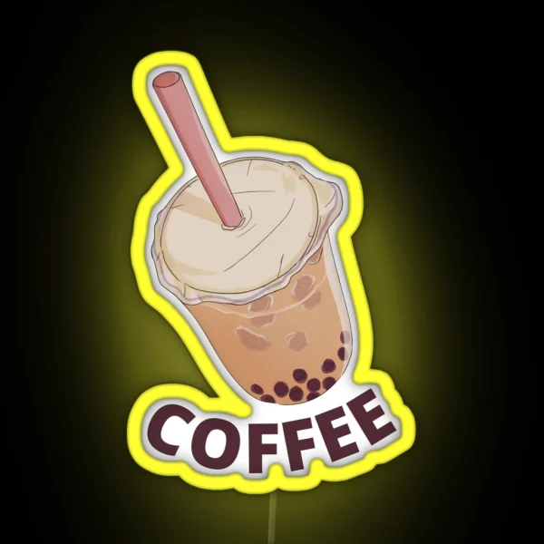 Cold Coffee Mug RGB Neon Sign