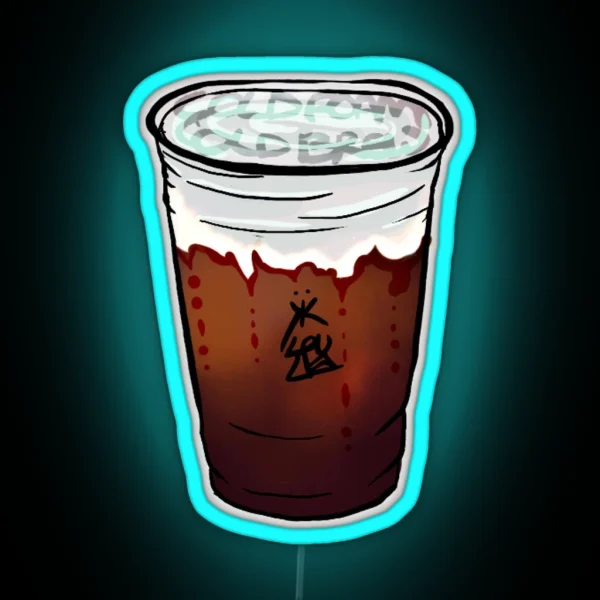 Cold Foam Cold Brew Led Design RGB Neon Sign