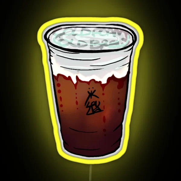 Cold Foam Cold Brew Led Design RGB Neon Sign
