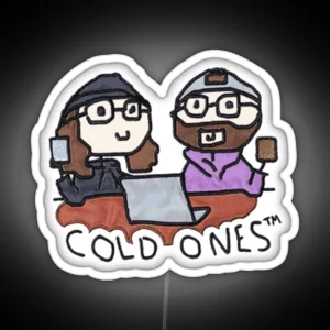 Cold Ones Doodle RGB Neon Sign