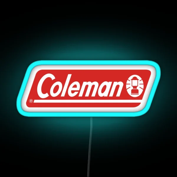 Coleman Logo RGB Neon Sign