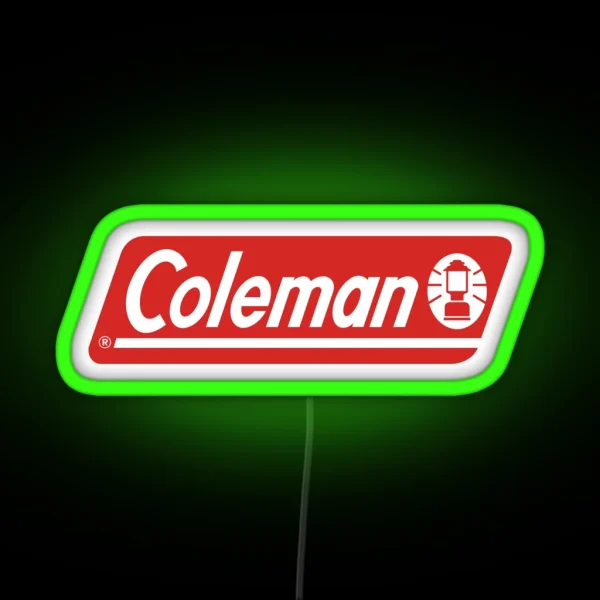 Coleman Logo RGB Neon Sign