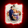 Colin Bridgerton And Penelope Featherington Lady Whistledown Society Papers Netflix RGB Neon Sign - Image 2
