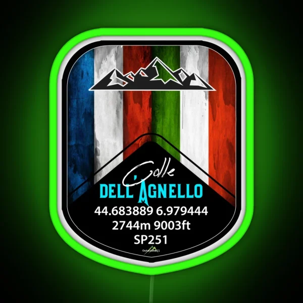 Colle Dell Agnello Italy Led Led RGB Neon Sign