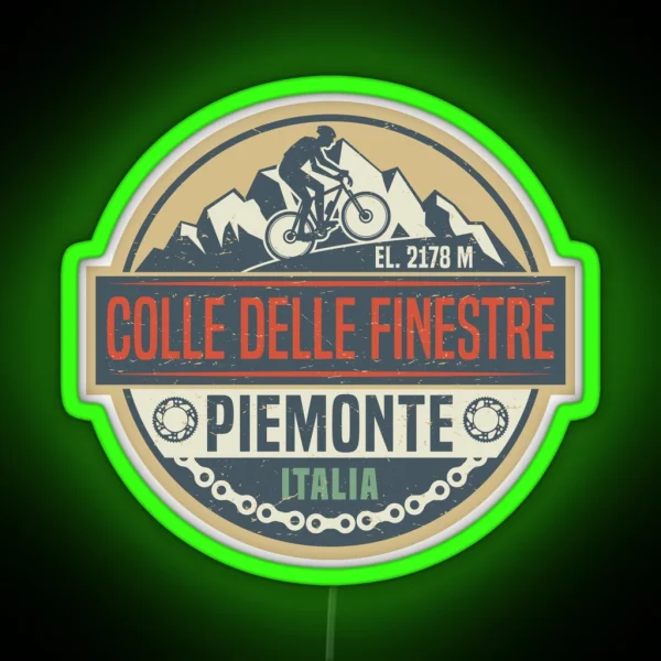 Colle Delle Finestre Italy RGB Neon Sign