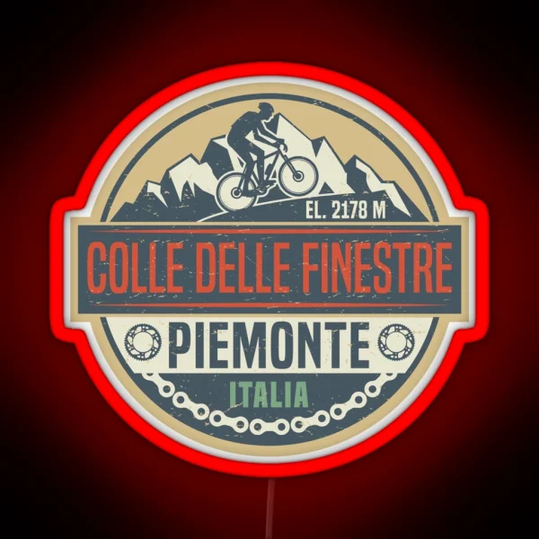 Colle Delle Finestre Italy RGB Neon Sign