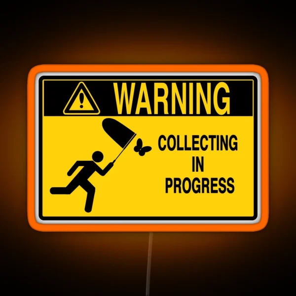 Collecting In Progress RGB Neon Sign