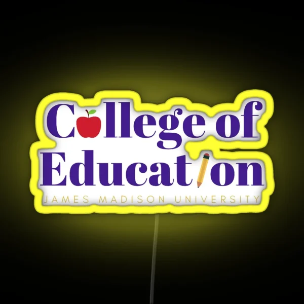 College Of Education RGB Neon Sign