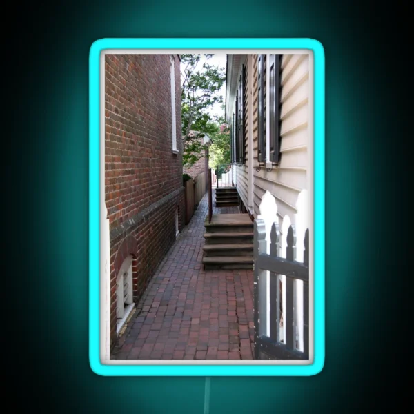 Colonial Williamsburg Walkway RGB Neon Sign