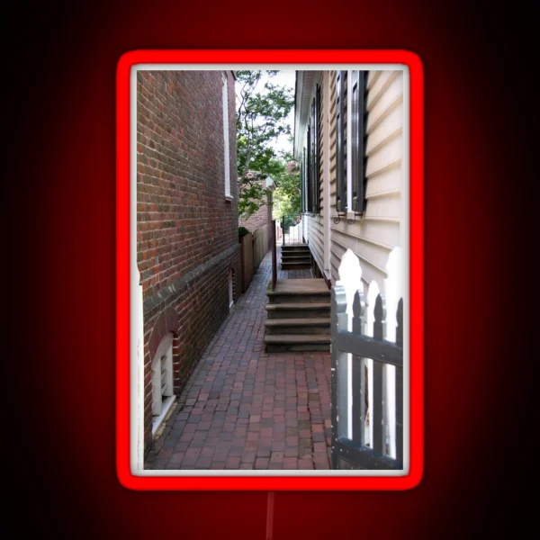 Colonial Williamsburg Walkway RGB Neon Sign