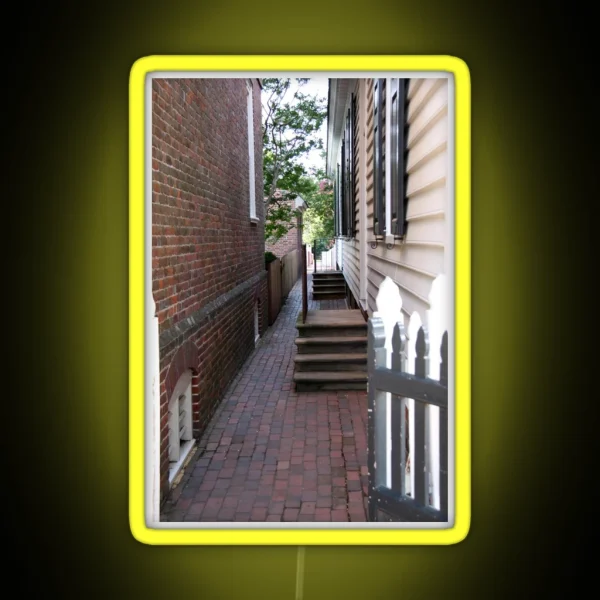 Colonial Williamsburg Walkway RGB Neon Sign