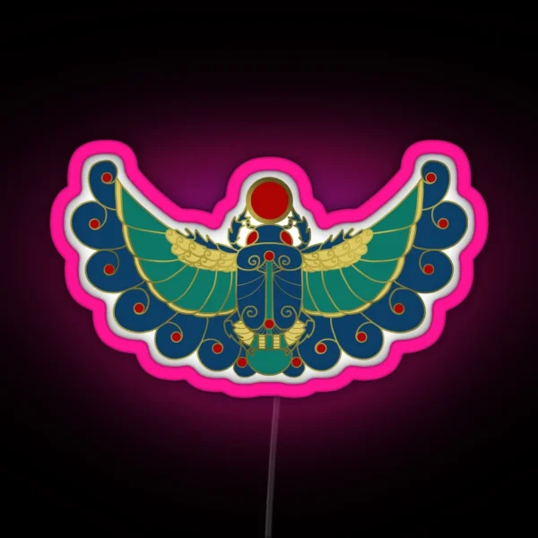 Color Scarab RGB Neon Sign